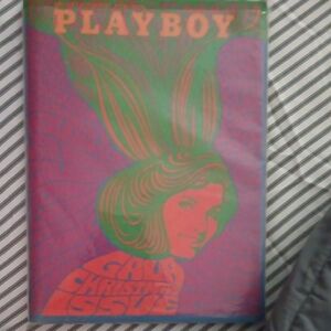 Vintage PLAYBOY Gala Christmas Issue Poster